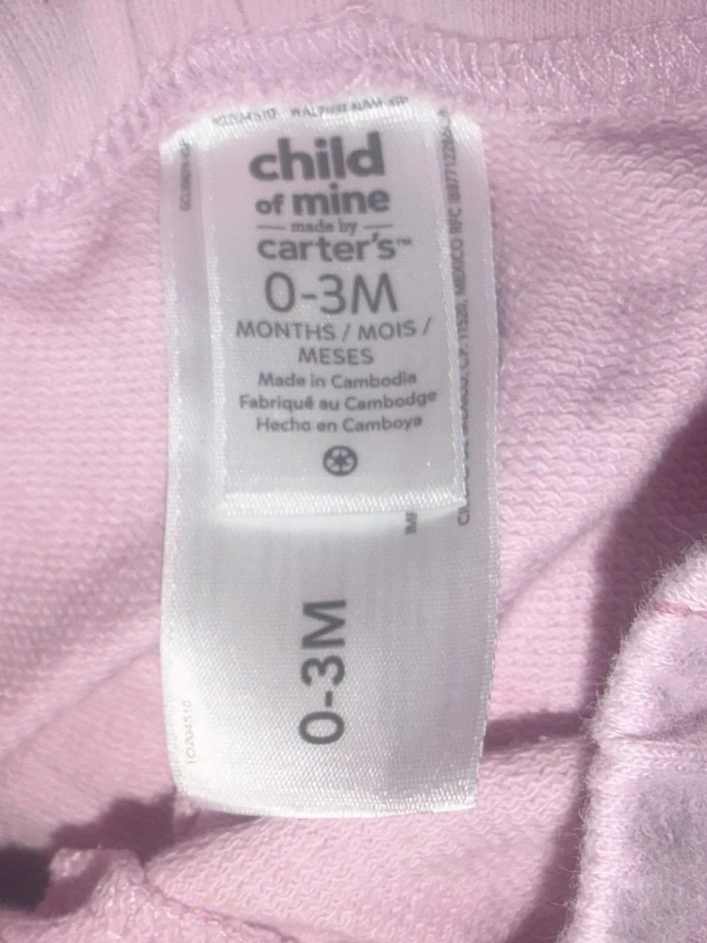 Carters Pink 